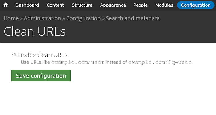 Bagaimana Me-non-aktifkan Clean URL