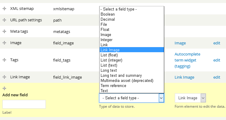 Modul Link Image Field: Membuat Kolom untuk Gambar dengan Link  